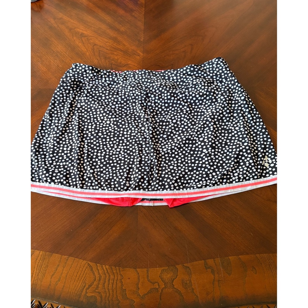 Jofit Skort Polka Dot Tennis Golf Pickleball Large Skirt Shorts Black White Red